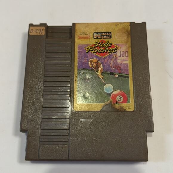 Side Pocket Nintendo NES Video Game and Manual - Picture 2 of 6